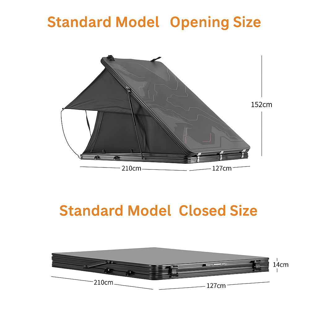 BlackPeak Ares Wedge Rooftop Camper Tent — product view 4