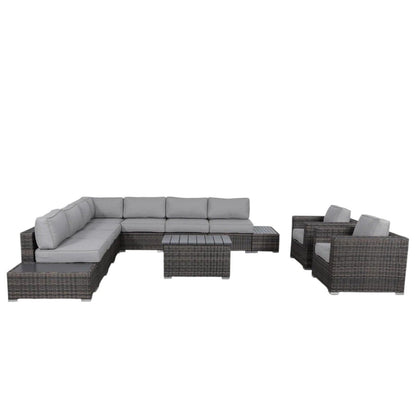 Stylish Entertainment Sectional Set, Outdoor Living