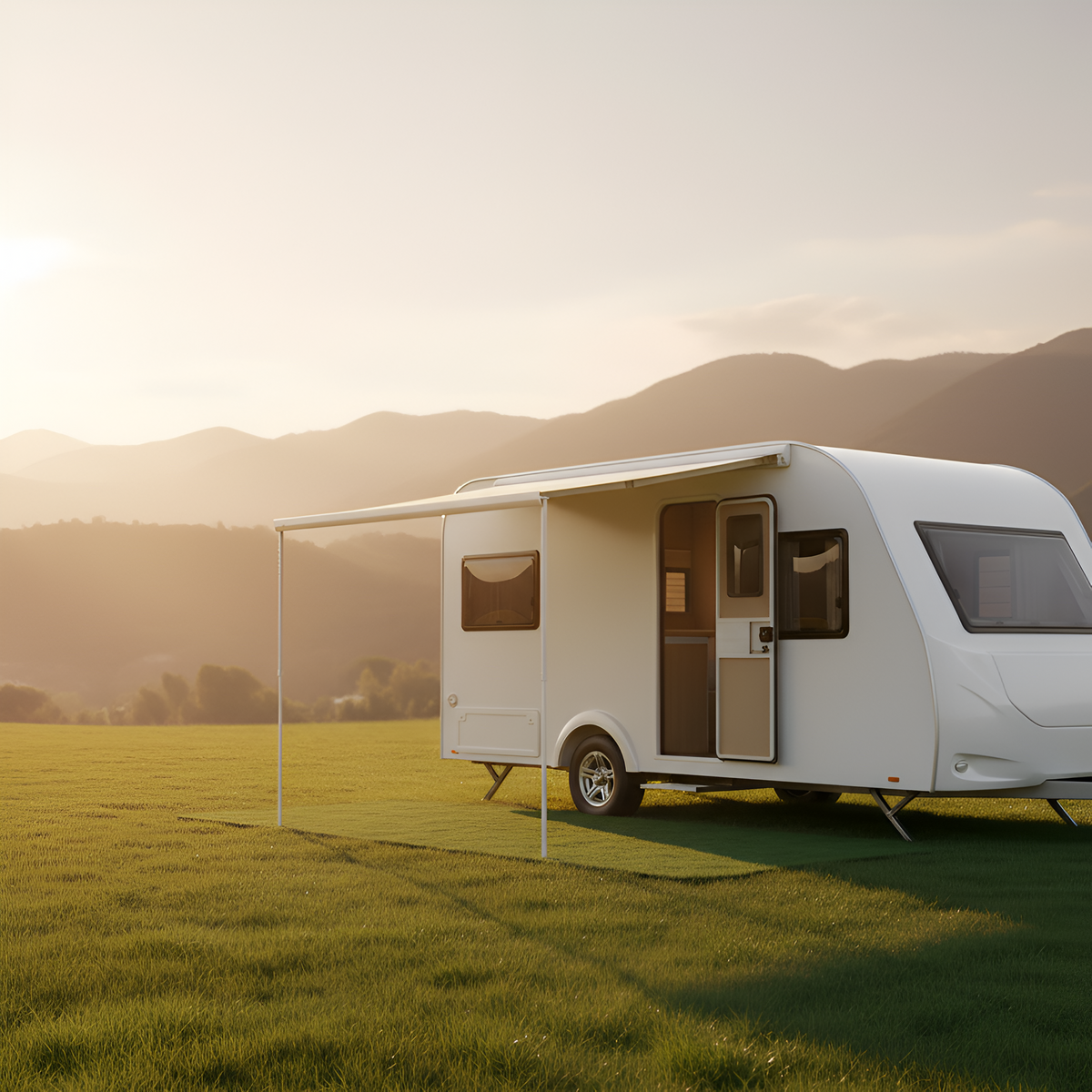 AeroCanopy LuxShade Retractable RV Awning — product view 3