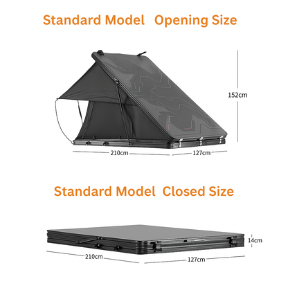 BlackPeak Ares Wedge Rooftop Camper Tent — product view 4
